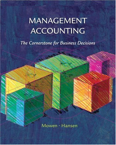 Stock image for Management Accounting: The Cornerstone for Business Decisions for sale by HPB-Red