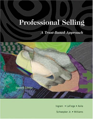 Stock image for Professional Selling: A Trust-Based Approach for sale by BookHolders