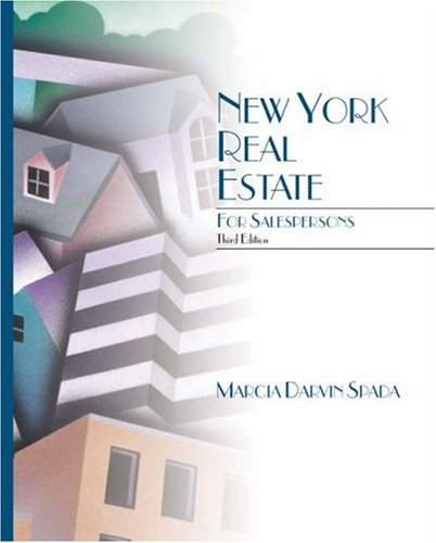 Imagen de archivo de New York Real Estate for Salespersons a la venta por Mispah books