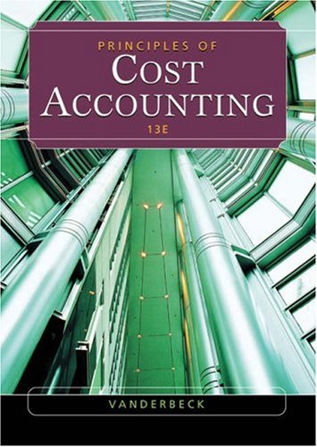 Imagen de archivo de Principles of Cost Accounting a la venta por Better World Books