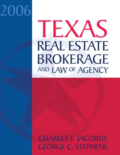 Stock image for Texas Real Estate Brokerage and Law of Agency for sale by HPB-Red