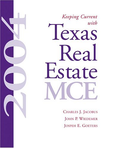 Imagen de archivo de Keeping Current with Texas Real Estate, MCE a la venta por HPB-Red