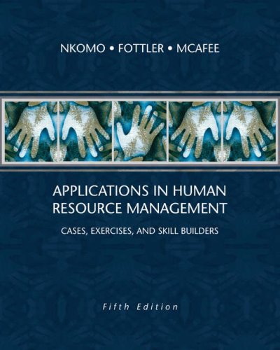 9780324200812: Applications in HR Management