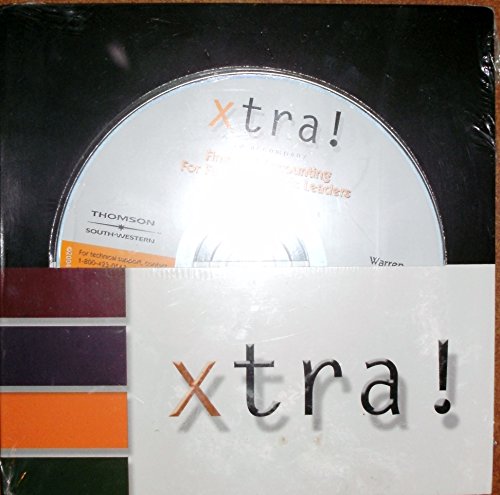 Imagen de archivo de Xtra! CD-ROM for Warren/Reeve's Financial Accounting for Future Business Leaders a la venta por SecondSale