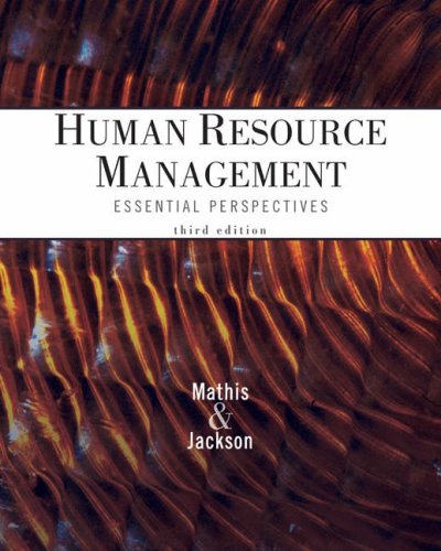 Beispielbild fr Human Resource Management : Essential Perspectives zum Verkauf von Better World Books