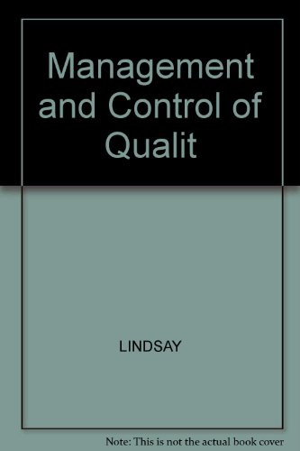 9780324202243: Management and Control of Quality