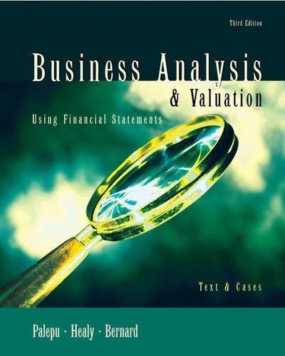 9780324202526: Business Analysis & Valuation: Using Financial Statements: Using Financial Statements, Text Only