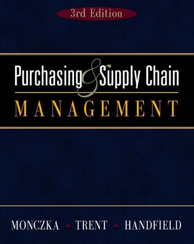 Imagen de archivo de Purchasing and Supply Chain Management a la venta por Better World Books