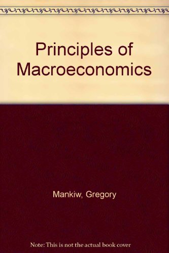 Beispielbild fr Principles of Macroeconomics zum Verkauf von medimops