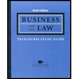 Beispielbild fr Business and the Law Telecourse Study Guide zum Verkauf von Wonder Book
