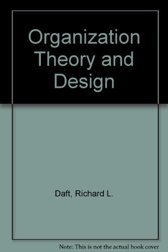 9780324203530: Organization Theory and Design