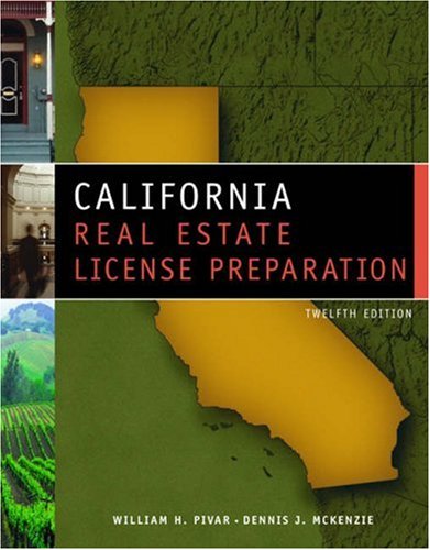 Imagen de archivo de California Real Estate License Prep (South-Western Series in California Real Estate) a la venta por HPB-Red