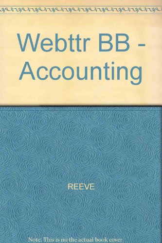 Stock image for WebTutor Advantage on Blackboard- Accounting, 21st Edition for sale by a2zbooks