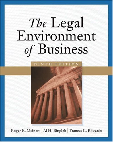 Stock image for The Legal Environment of Business for sale by ThriftBooks-Dallas