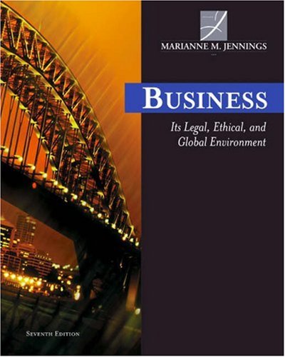 9780324204889: Business Legal, Ethical, Global Enviroments