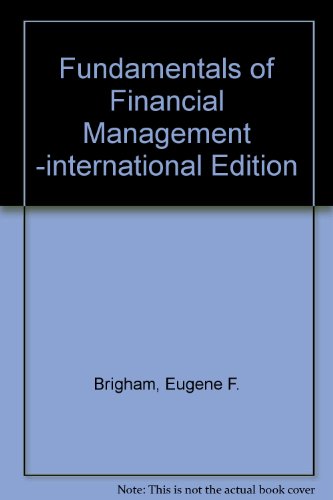 9780324205060: Fundamentals of Financial Management -international Edition