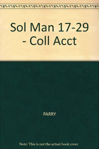 Imagen de archivo de Sol Man 17-29 - Coll Acct a la venta por Mispah books