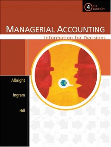 9780324222432: Managerial Accounting: Information for Decisions