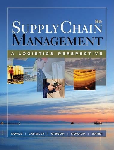 9780324224337: Supply Chain Management: A Logistics Perspective (Book Only)