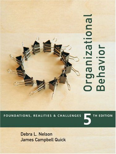 Stock image for Organizational Behavior: Foundations, Reality and Challenges (with InfoTrac) (Available Titles CengageNOW) for sale by HPB-Red