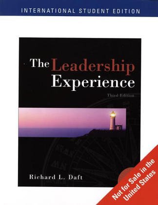 Beispielbild fr The Leadership Experience zum Verkauf von Better World Books Ltd
