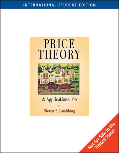 Stock image for Price Theory Application for sale by Majestic Books