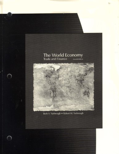 Im/TB-World Econmy Trade&Fin (9780324231946) by Yarbrough