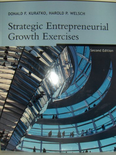 Stock image for Strategic Entrepreneurial Growth Exercises for sale by HPB-Red
