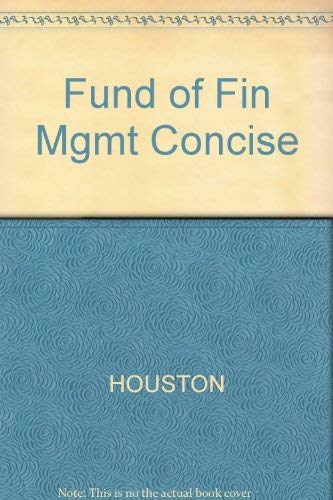 Imagen de archivo de Fund of Fin Mgmt Concise a la venta por ThriftBooks-Dallas