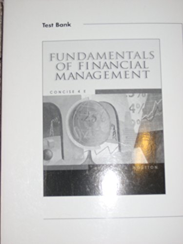 Beispielbild fr Fundamentals of Financial Management : Concise zum Verkauf von Better World Books