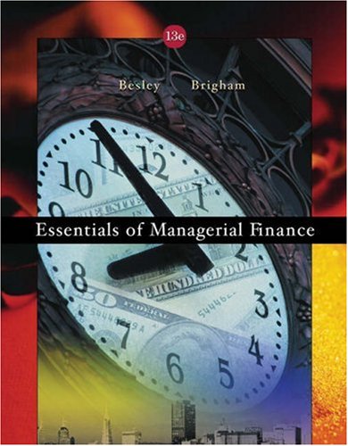 9780324258752: Essentials of Managerial Finance with Infotrac