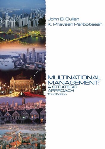 Imagen de archivo de Multinational Management: A Strategic Approach a la venta por Wizard Books