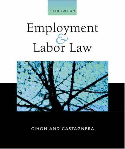 Beispielbild fr Employment and Labor Law zum Verkauf von ThriftBooks-Atlanta