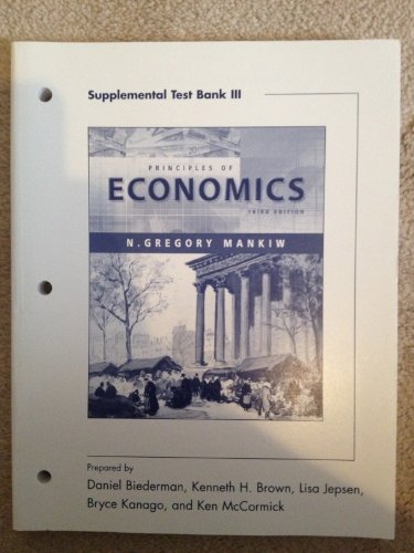 9780324269147: Principles of Economic: supplement No. 3