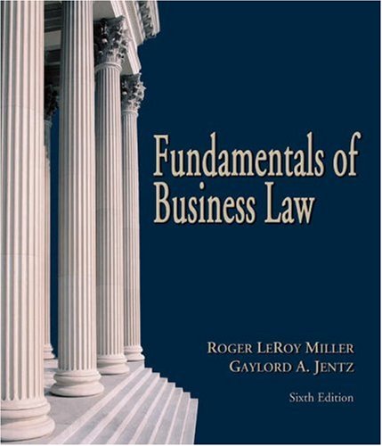 Beispielbild fr Fundamentals of Business Law (with Online Research Guide) zum Verkauf von Wonder Book