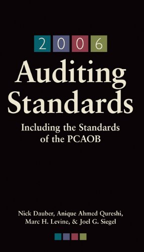 Beispielbild fr Auditing Standards 2006 : Including the Standards of the PCAOB zum Verkauf von Better World Books