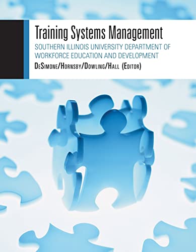 Imagen de archivo de Training Systems Management a la venta por Better World Books