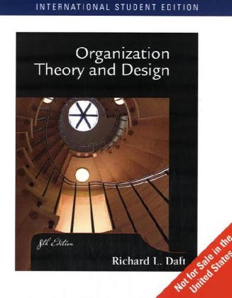 Beispielbild fr Organization Theory and Design zum Verkauf von WorldofBooks