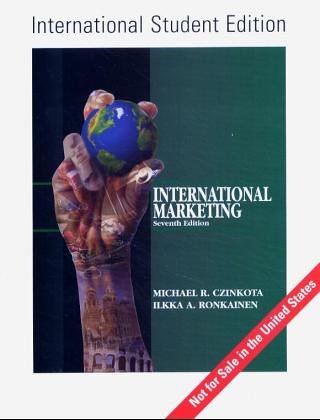 Imagen de archivo de International Marketing a la venta por Ammareal