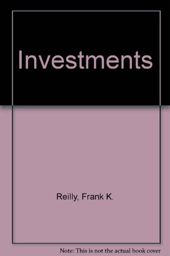 9780324289008: Investments Hardcover Frank K. Reilly