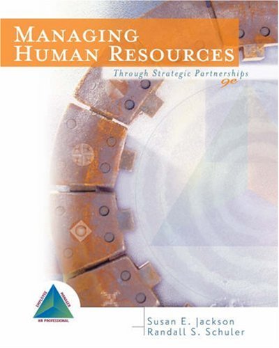 Imagen de archivo de Managing Human Resources: Through Strategic Partnerships a la venta por ThriftBooks-Atlanta