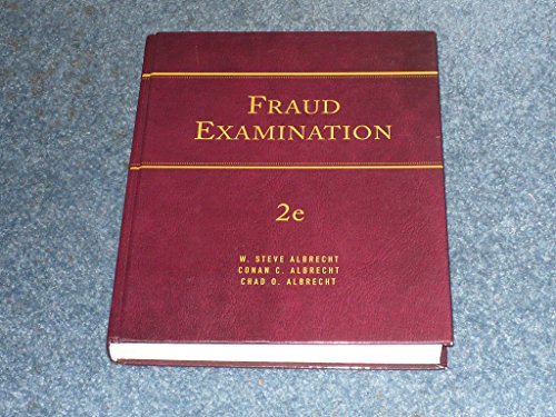 Beispielbild fr Fraud Examination (Available Titles CengageNOW) zum Verkauf von The Book Cellar, LLC