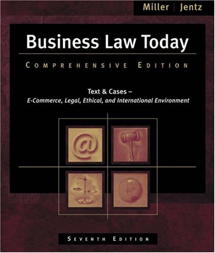 Business Law Today: Comprehensive (with Online Legal Research Guide) (Available Titles CengageNOW) (9780324303926) by Miller, Roger LeRoy; Jentz, Gaylord A.