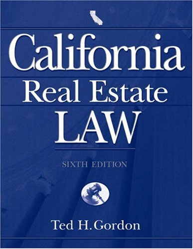 Imagen de archivo de California Real Estate Law: Text and Cases a la venta por -OnTimeBooks-