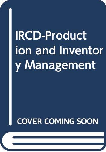 IRCD-Production and Inventory Management (9780324311389) by Fogarty, Donald; BLACKSTONE; RATURI