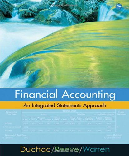 9780324312119: Financial Accounting: An Integrated Statements Approach