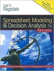 Stock image for Spreadsheet Modeling and Decision Analysis- Text Only for sale by HPB-Red
