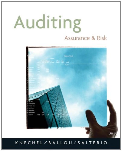 Stock image for Auditing : Assurance and Risk for sale by Better World Books Ltd