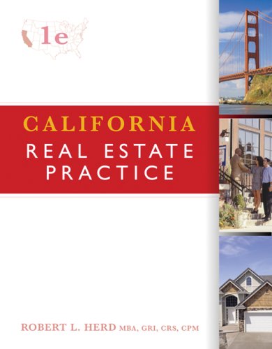 Imagen de archivo de California Real Estate Practice a la venta por HPB-Red