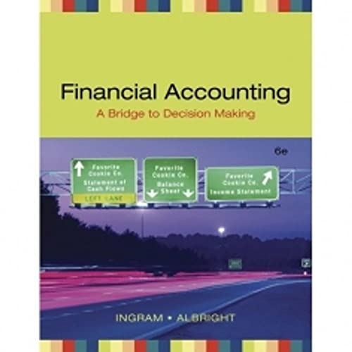 Stock image for Financial Accounting: A Bridge to Decision Making for sale by ThriftBooks-Dallas